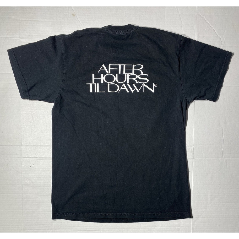 The Weekend T Shirt Adult M Black After Hours Till Dawn Graphic Double Sided - Picture 2 of 5